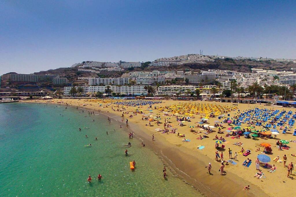 Studio Apartment La Lajilla Located At Beachfront Arguineguin Kültér fotó