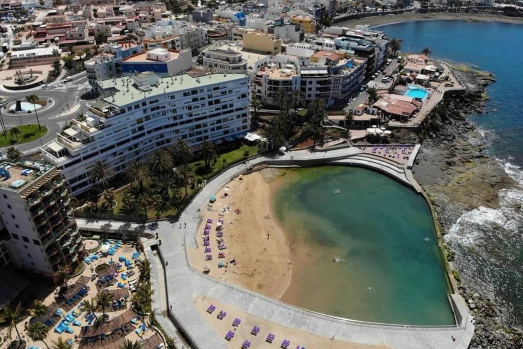 Studio Apartment La Lajilla Located At Beachfront Arguineguin Kültér fotó