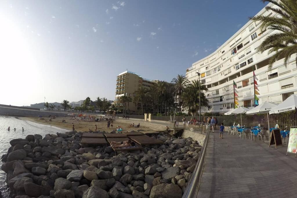 Studio Apartment La Lajilla Located At Beachfront Arguineguin Kültér fotó